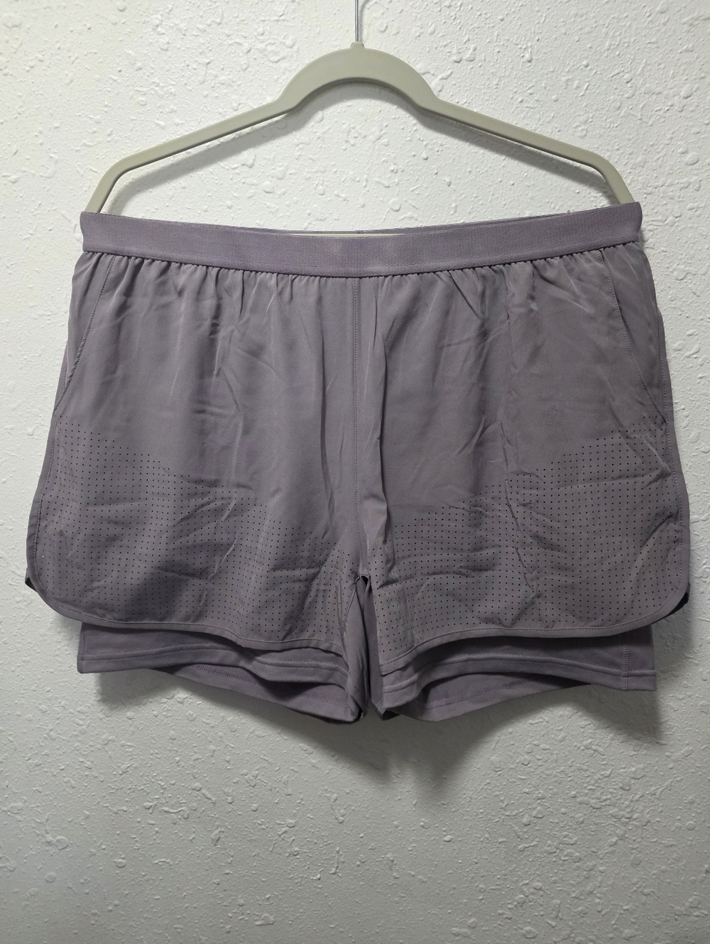 Mono B Dusty Lavender Active Shorts